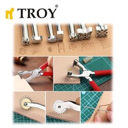 TROY 90018 Deri İşleme Alet Seti, 273 Parça - Thumbnail