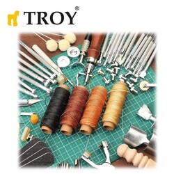 TROY 90018 Deri İşleme Alet Seti, 273 Parça - Thumbnail