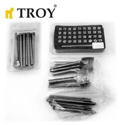 TROY 90018 Deri İşleme Alet Seti, 273 Parça - Thumbnail
