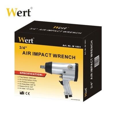 WERT 1851 Havalı Somun Sıkma (3/4") - 2