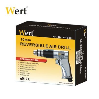 WERT 1852 Havalı Sağ-Sol Matkap (3/8’’) - 2