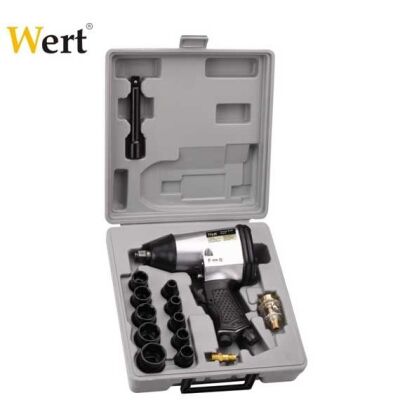 WERT 1855 Havalı Somun Sıkma Seti (1/2", 17 Parça) - 1