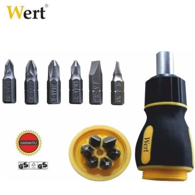 WERT 2203 Bits Uçlu Topaç Tornavida Seti - 2