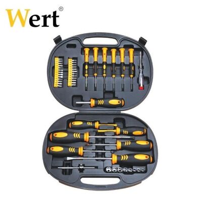 WERT 2236 Tornavida-Bits Uç-Lokma Seti, 49 Parça - 1