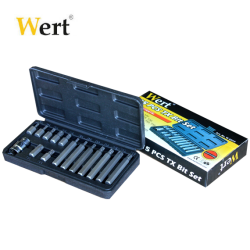 WERT 2243 Torx Bits Uç Seti (15 Parça) - 1