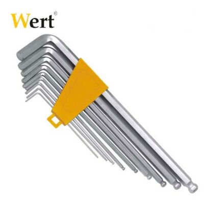WERT 2250 Allen Anahtar Seti (Bilya Başlı) - 2