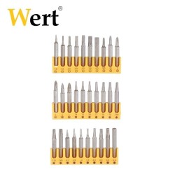WERT 2254 Elektronikçi Tornavida Bits Uç Seti (32 Parça) - 7