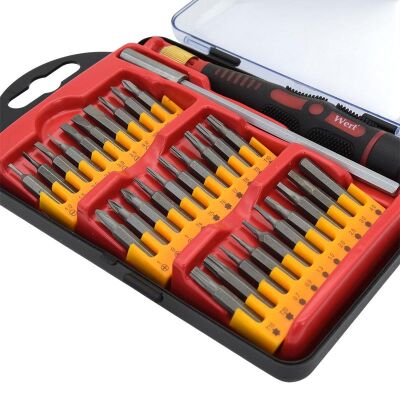 WERT 2254 Elektronikçi Tornavida Bits Uç Seti (32 Parça) - 2