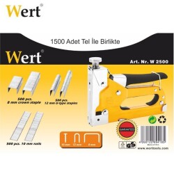 WERT 2500 Mekanik Tel Zımba Seti - 4