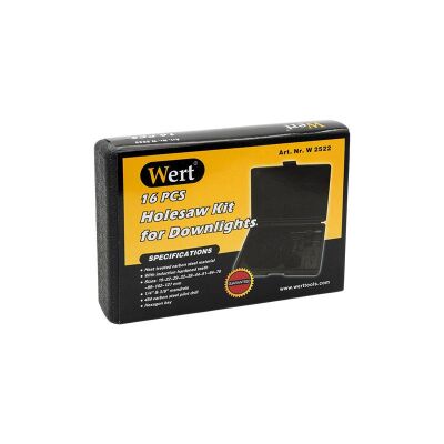 WERT 2522 Delik Açma Testere Seti (16 Parça) - 6