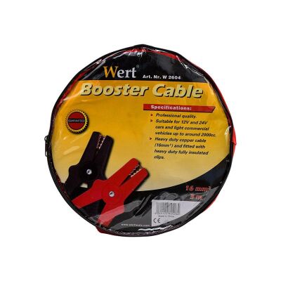WERT 2604 Akü Takviye Kablosu 16mm², 3m, Otomobil için - 5