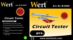 WERT 2605 Oto Elektrik Kontrol Kalemi, Metal Gövdeli, 6-24V - 4