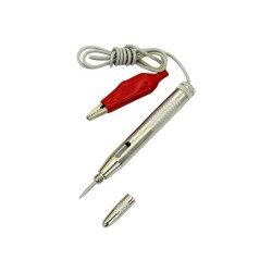 WERT 2605 Oto Elektrik Kontrol Kalemi, Metal Gövdeli, 6-24V - 6