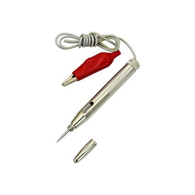 WERT 2605 Oto Elektrik Kontrol Kalemi, Metal Gövdeli, 6-24V - 6