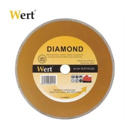 WERT 2710-125 Seramik-Fayans Elmas Testere (125mm) - 2