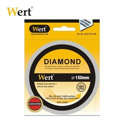 WERT 2710-150 Seramik-Fayans Elmas Testere (150mm) - Thumbnail