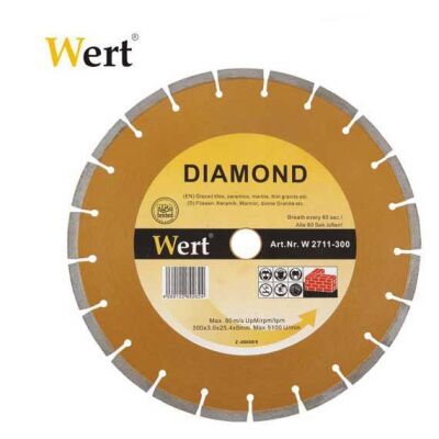 WERT 2711-300 Granit Mermer Elmas Testere (300mm) - 1
