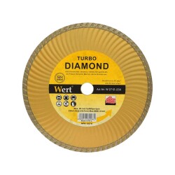 WERT 2712-230 Turbo Kanallı Elmas Testere (230mm)