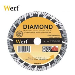 WERT 2713-180 Süper Turbo Elmas Testere (180mm) - 2