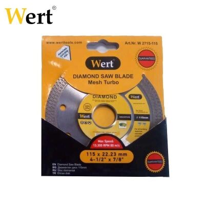 WERT 2715-115 Elmas Testere, Beton 115mm - 3