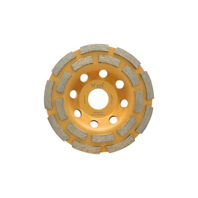 WERT 2740-115 Elmas Taşlama Diski, Çift Sıra, 115mm - 1