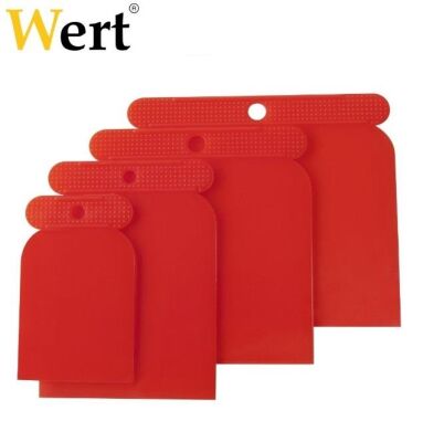 WERT 2763 Plastik Macunlama Seti, 4 Parça - 1