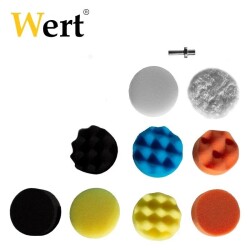 WERT 9014 Pasta Cila Polisaj Sünger Seti, 11 Parça - 2