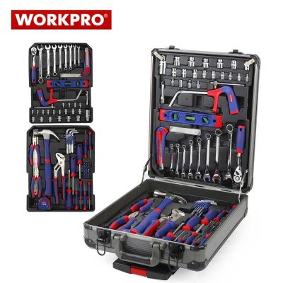 WORKPRO W009030 Alüminyum Çantalı Tekerlekli Alet Seti, 111 Parça