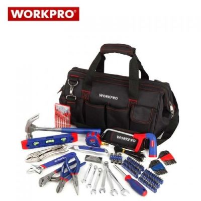 WORKPRO W009036 Çantalı Ev Aletleri Seti, 156 Parça